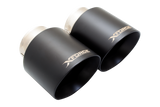 XForce (16-19) BMW M140i F20 Dual 4" OD Black Ceramic Exhaust Tips