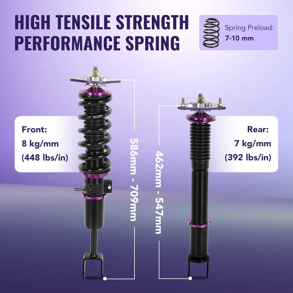 (03-08) Nissan 350Z/Infinit G35 3.5L Adjustable Coilover Kit