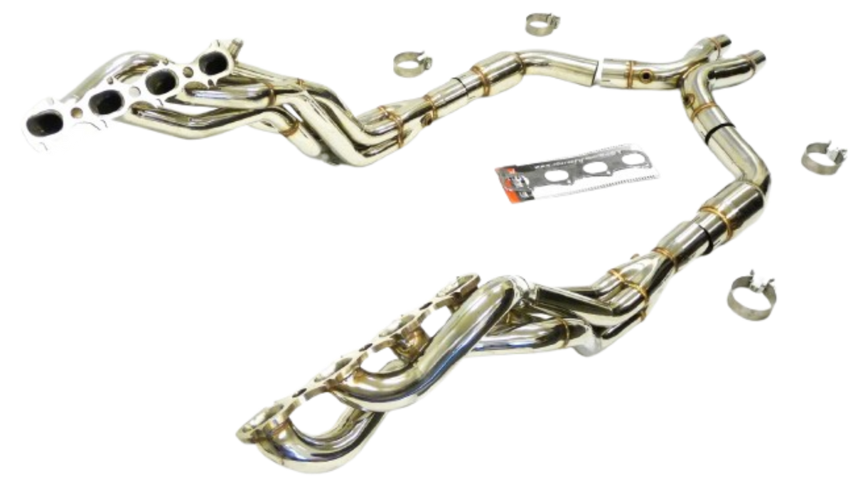 Ford Mustang GT500 5.4L/5.8L 4V 1-7/8 Long Tube Exhaust Headers with Catted X-Pipe