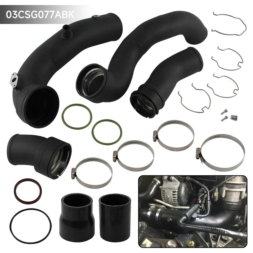 Kingman Speed® BMW 535i/640i/740i/X5/X6 N55B30 Aluminum Air/Charge/Boost Pipe Kit