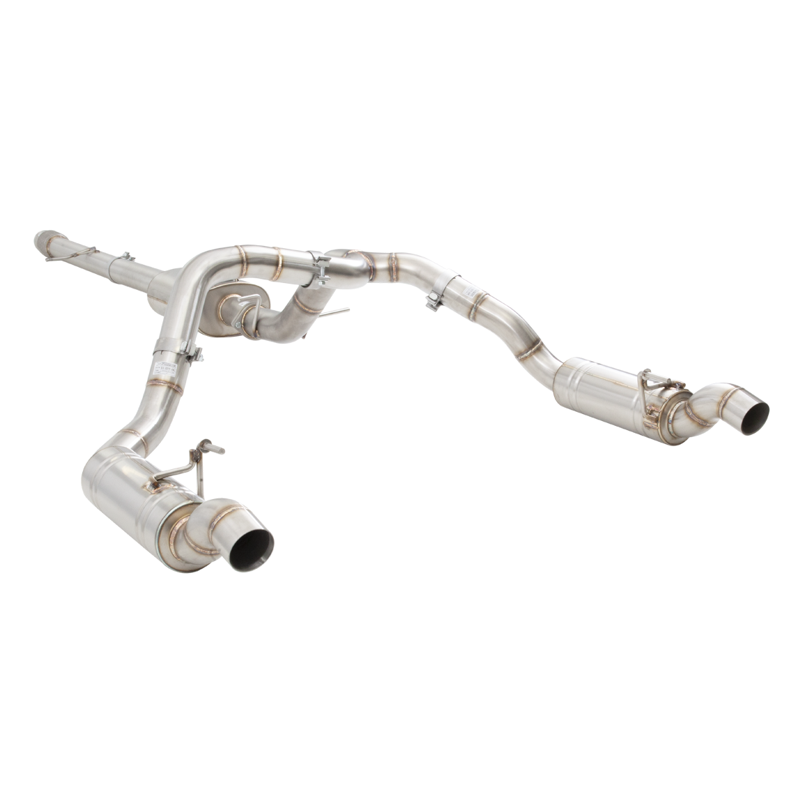 XForce (19+) Silverado 1500 6.2L L87 304SS 3" Varex Valved Cat-Back Exhaust with 4" OD Tips