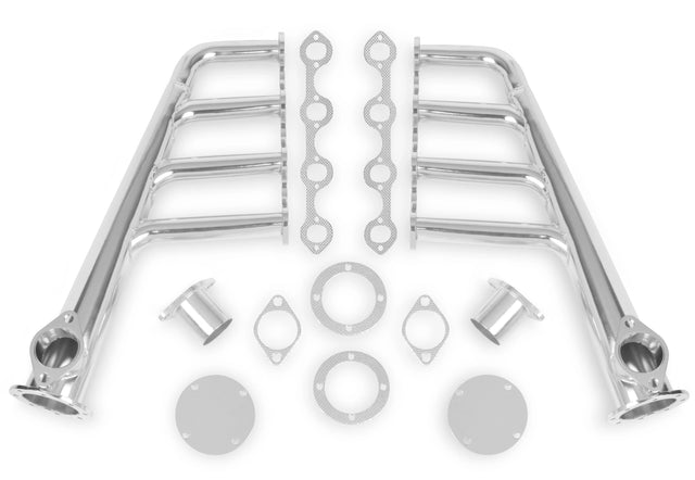 FlowTech #12703-1FLT Small Block Ford Lakester Ceramic Coated Short Tube Headers
