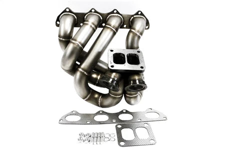 PLM® Power Driven T4 Top Mount Turbo Manifold with Dual Wastegates B-Series B16 B18 B20
