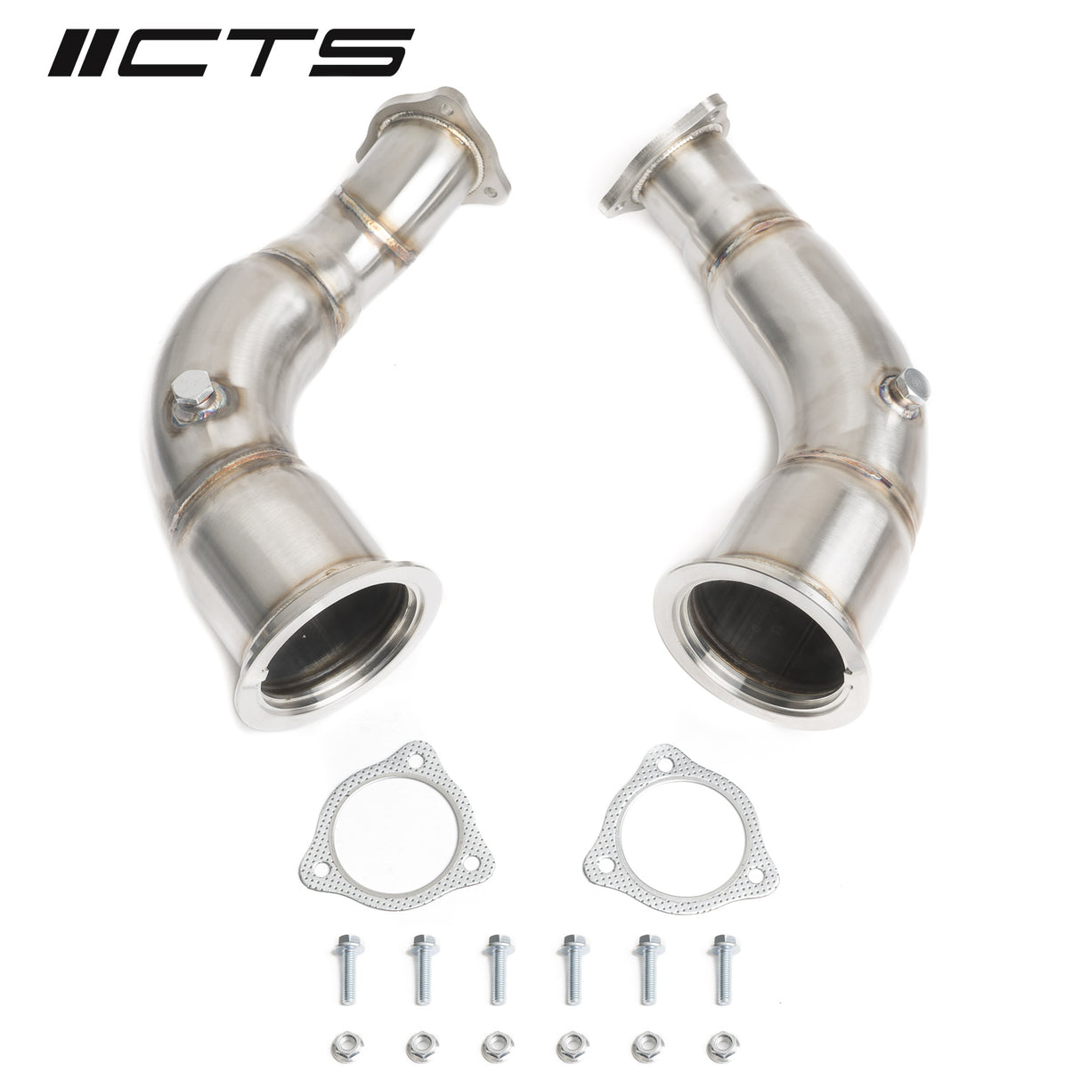 CTS Turbo® (18-25) Audi RS5 B9 Sportback 304SS 3" Catless Down Pipe Set