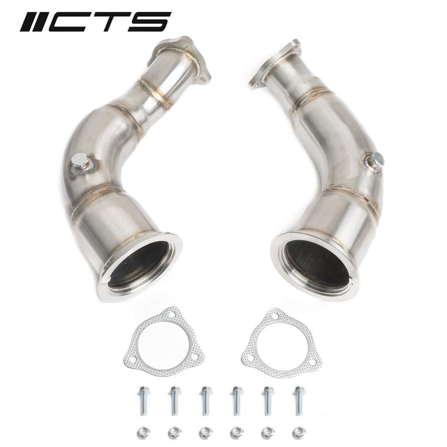 CTS Turbo® (18-25) Audi RS5 B9 Sportback 304SS 3" Catless Down Pipe Set
