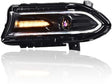 15-23 Dodge Charger Driver Side Head Light with DRL Strip (Halogen)