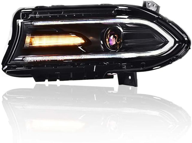 15-23 Dodge Charger Driver Side Head Light with DRL Strip (Halogen)