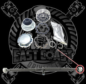 East Coast Driveline® (15-20) 300/Challenger/Charger Plunging CV Joint on Rear Driveshaft (Trans End)