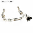 CTS Turbo® (17-20) Ford F-150 Raptor EcoBoost 304SS High-Flow Catted Downpipes