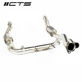 CTS Turbo® (17-20) Ford F-150 Raptor EcoBoost 304SS High-Flow Catted Downpipes