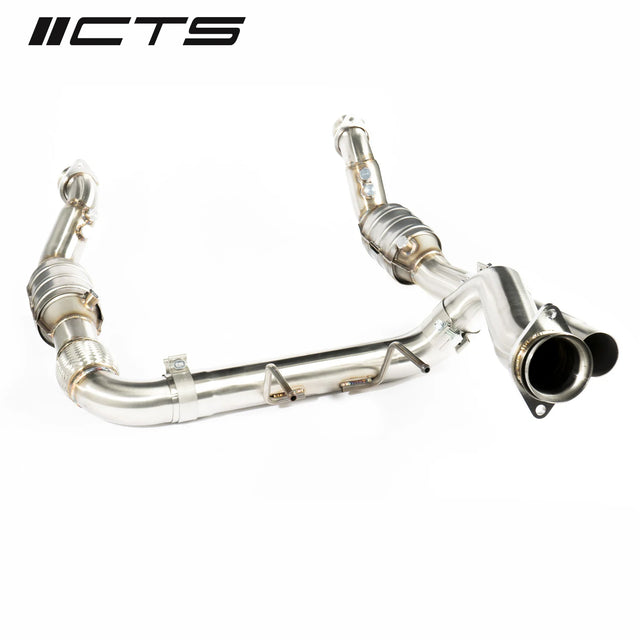 CTS Turbo® (17-20) Ford F-150 Raptor EcoBoost 304SS High-Flow Catted Downpipes