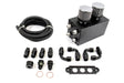 PLM® Power Driven Universal Oil Catch Can Kit Breather Tank