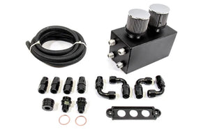 PLM® Power Driven Universal Oil Catch Can Kit Breather Tank