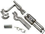 Speed Engineering® (99-06) GM SUV/Truck True Dual Cat-Back Exhaust (Crew/Extra Cab-Axle Exit)