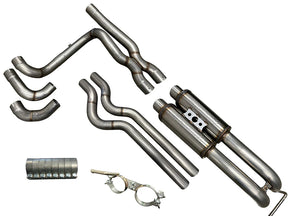 Speed Engineering® (99-06) GM SUV/Truck True Dual Cat-Back Exhaust (Crew/Extra Cab-Axle Exit)