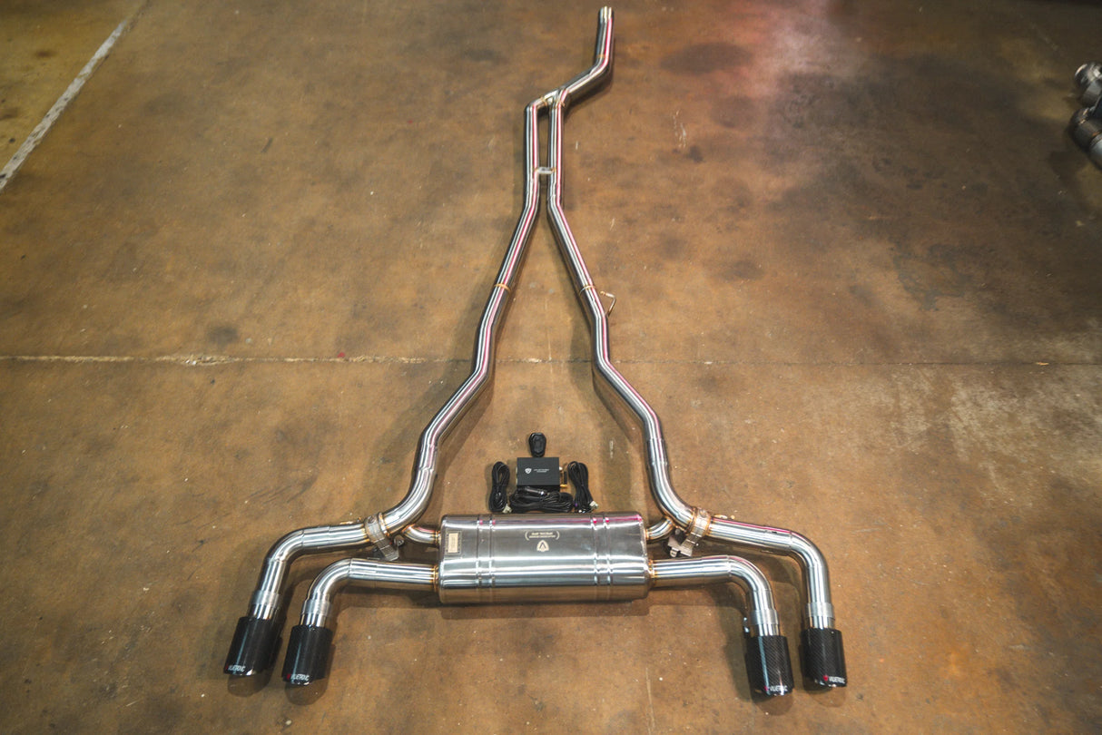 Valvetronic Designs® BMW 530i/540i G30 Valved Sport Cat-Back Exhaust with 4" OD Tips