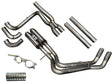 Speed Engineering® GM SUV/Truck 304SS 3" True Dual Cat-Back Exhaust (Single Cab-Rear Exit)