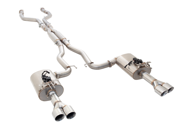 XForce Chevrolet PPV Caprice V8 304SS 3" Varex Valved Cat-Back Exhaust wiith Quad 4" OD Tips