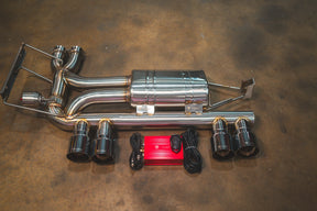Valvetronic Designs® (00-06) BMW M3 E46 Valved Axle-Back Exhaust with 4" OD Tips