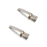 PLM® 2-Pack Deal - PLM 4" Twister Muffler Stainless Steel