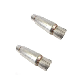 PLM® 2-Pack Deal - PLM 4" Twister Muffler Stainless Steel