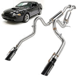 (99-04) Ford Mustang GT 4.6L 304SS 2.5" Cat-Back Exhaust with 4" OD Tips