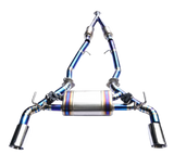 16-22 INFINITI Q50/Q60 2.0L M274 Blue Titanium Cat-Back Exhaust

