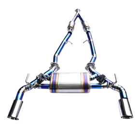 16-22 INFINITI Q50/Q60 2.0L M274 Blue Titanium Cat-Back Exhaust


