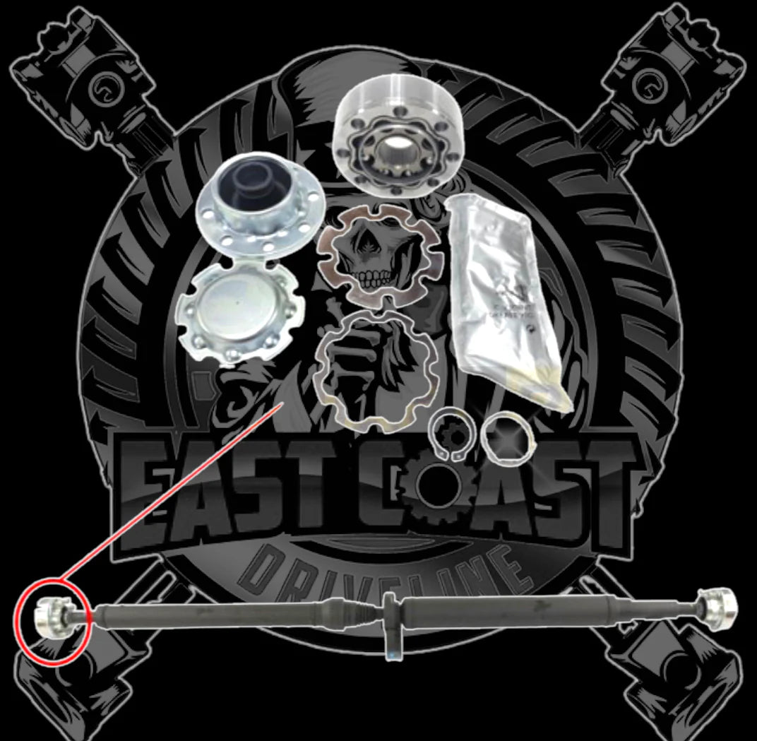 East Coast Driveline® (15-20) Mopar V8 Fixed CV Joint on Rear Driveshaft (Diff End)