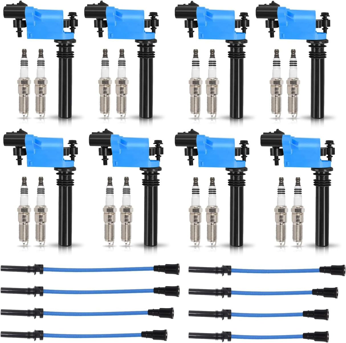 03-08 GEN III HEMI 5.7L Ignition Coils/Spark Plugs/Wires Kit (UF378)