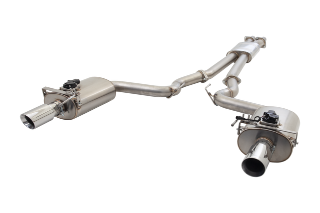 XForce (15-17) Mustang GT Fastback S550 304SS 3" Varex Valved Cat-Back Exhaust with 4" OD Tips