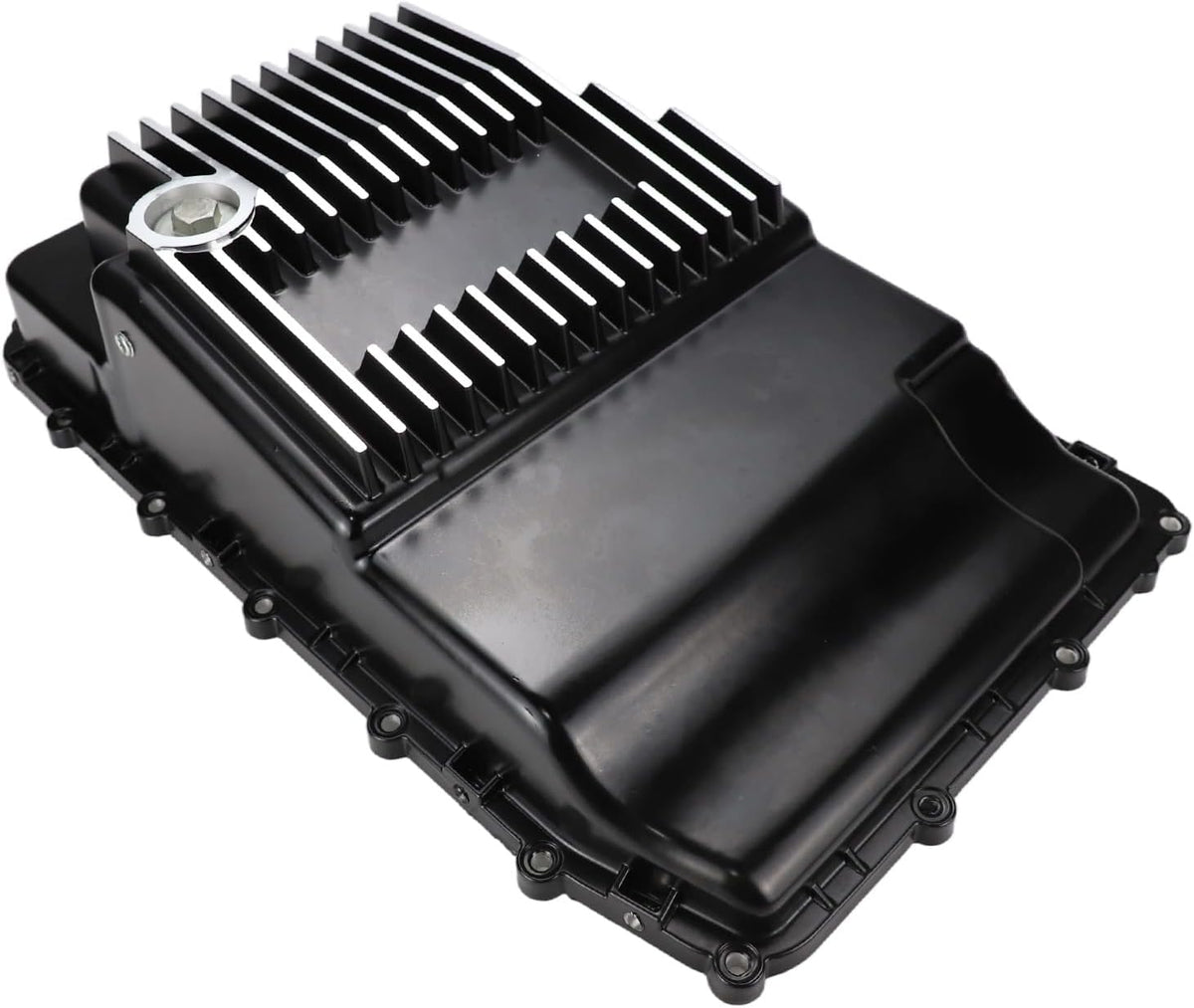 Kingman Speed® Ford Mustang/F-150 2.7L/3.5L/5.0L Heavy Duty Billet Oil Pan with Fins