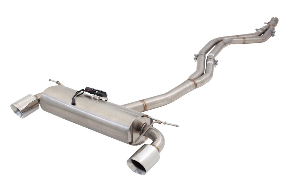 XForce (16-21) BMW M240i F22 Varex Valved 304SS 3" Cat-Back Exhaust with 4" OD Tips