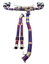 Nissan GT-R R35 3.8L VR38DETT 3" Purple Titanium Cat Back Exhaust