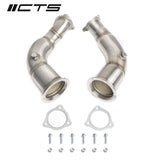 CTS Turbo® (18-25) Audi RS5 B9 Sportback 304SS 3" High-Flow Catted Downpipe Set