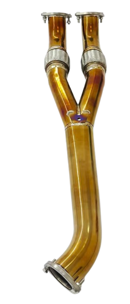 09-24 Nissan GT-R R35 VR38DETT Titanium Catless Exhaust Mid-Pipe