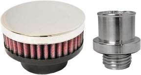GEN III HEMI Baffled Screw-In Billet Engine Crankcase Breather Filter