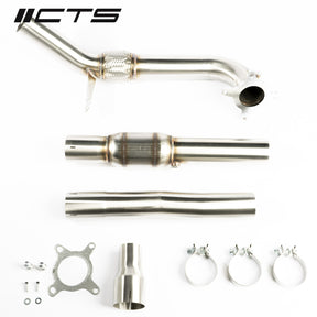 CTS Turbo® (09-21) Audi Q3/Volks Tiguan 1.8L/2.0L 304SS 3" Catted Mid-Pipe Kit