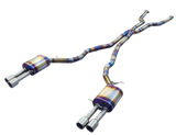 05-11 BMW M6 E63/E64 5.0L S85BB50 Blue Titanium Cat Back Exhaust 
