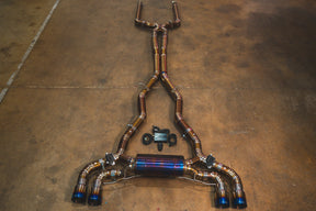 Valvetronic Designs® BMW M5 F90 Valved Titanium Cat-Back Exhaust with 4" OD Tips
