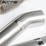 CTS Turbo® (20+) Audi SQ7/SQ8/RSQ8 4.0L 4M 304SS 3" Resonator Delete Kit