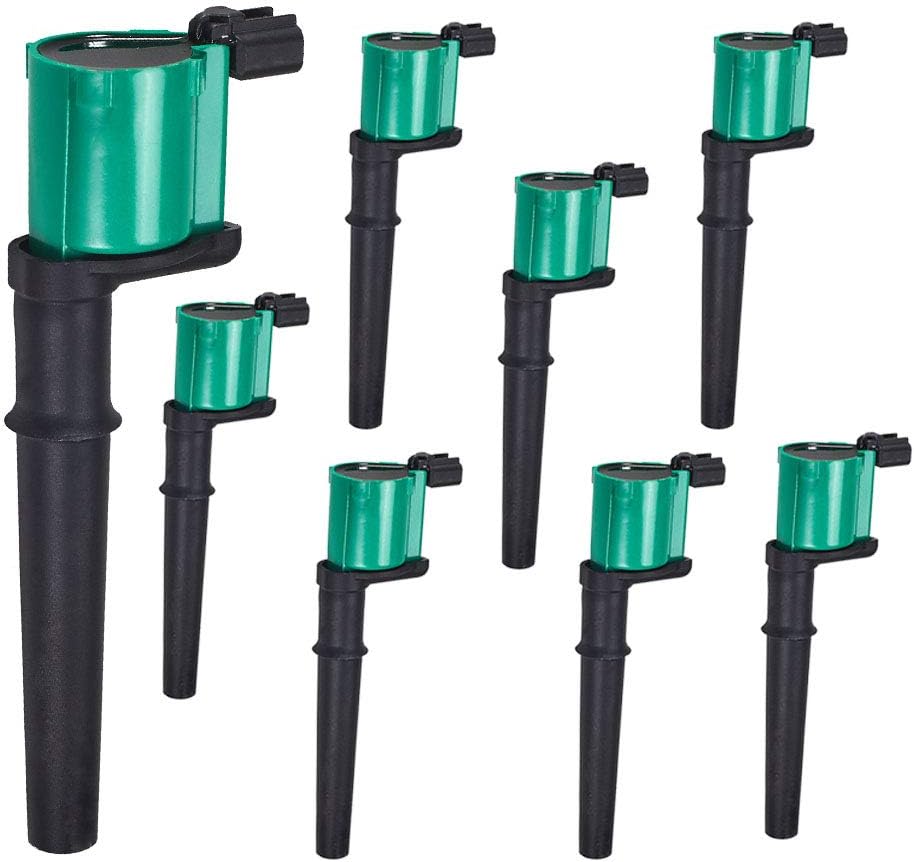 Kingman Speed® (96-14) Ford Mustang 4.6L/5.4L/5.8L Black Ignition Coil Packs (8-Pack)