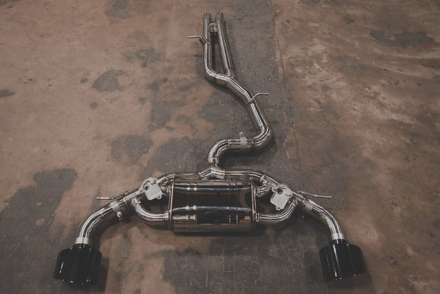 Valvetronic Designs® Audi TTRS MK3 Valved Sport Titanium Cat-Exhaust with 5" OD Tips