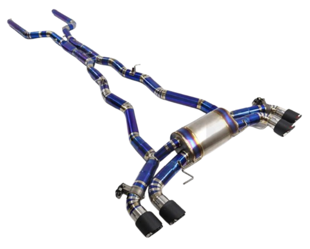 19-25 BMW M8 F91/F92/F93 4.4L S63B44 Titanium Cat-Back Exhaust 