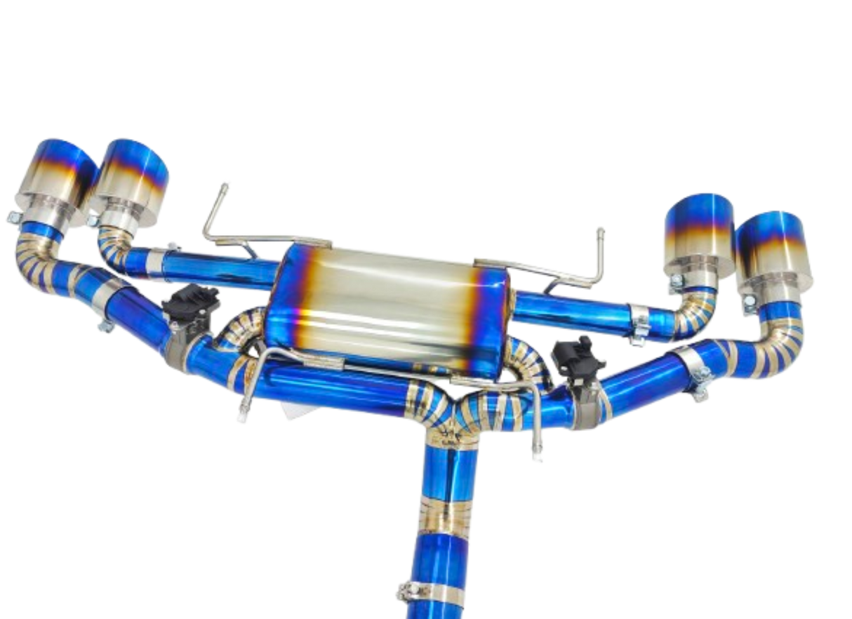 09-24 Nissan GT-R R35 3.8L VR38DETT Titanium Cat Back Exhaust 