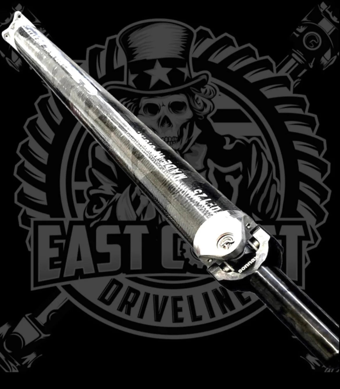 East Coast Driveline® (15-23) Dodge Charger V8 Driveshaft (TH400 Swapped with 8 Bolt ZF Differential Flange HD Driveshaft)