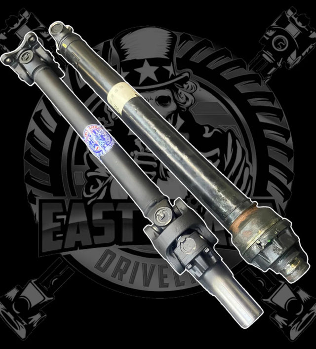 East Coast Driveline® RAM 1500 TRX Front Upgraded CV Style Driveshaft with Serviceable U-Joints