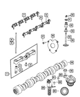 Mopar® #53022064BD (09-23) Dodge Challenger 5.7L VVT OE Camshaft (without MDS)