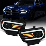 Dodge Charger Head Light LED DRL Switchback Sequential Turn Signal
