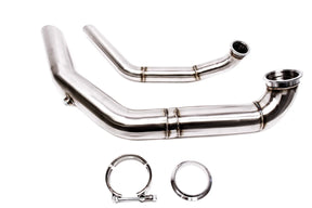 PLM® Honda K-Series Hood Exit Up-Pipe & Dump Tube for Sidewinder Turbo Manifold